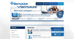 Desktop Screenshot of bensaude.com.br