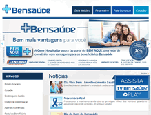 Tablet Screenshot of bensaude.com.br